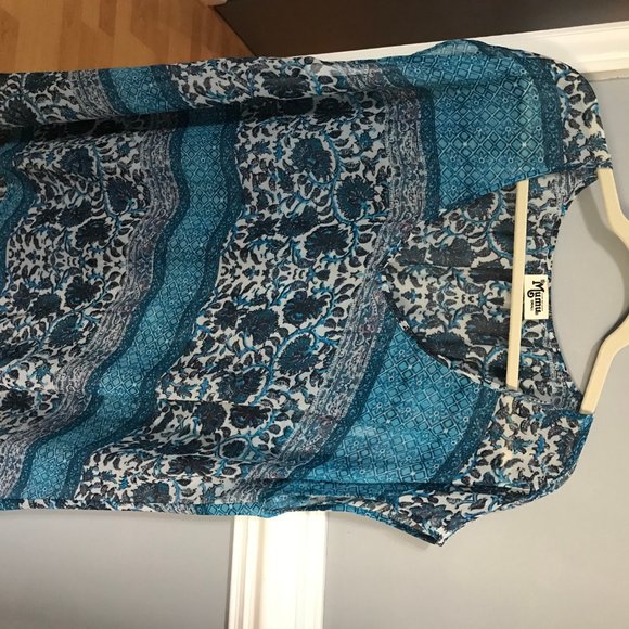 Show Me Your Mumu Soaree Tunic ~ Waimea Valley S - Picture 4 of 4